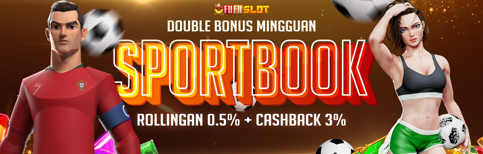 DOUBLE BONUS MINGGUAN SPORTBOOK