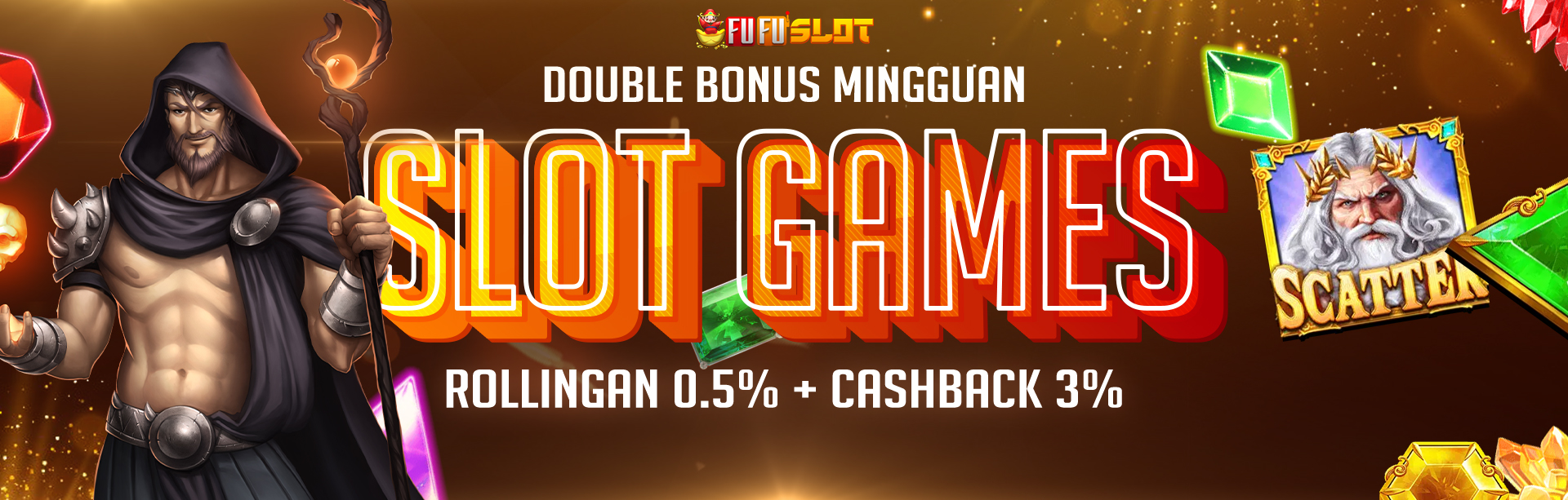 DOUBLE BONUS MINGGUAN SLOT GAMES / ARCADE