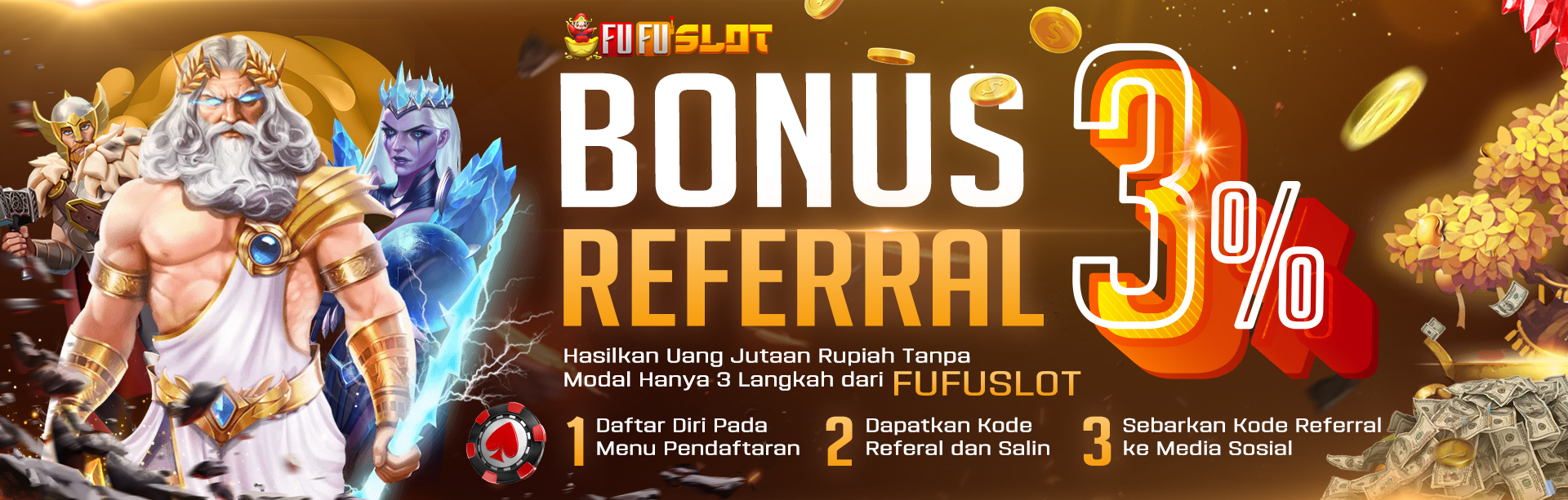 BONUS REFFERAL 3%