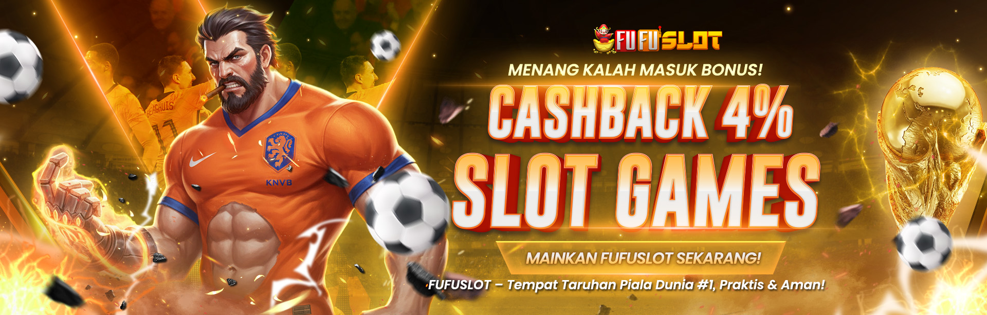 BONUS CASHBACK SLOT 4% (MINGGUAN)