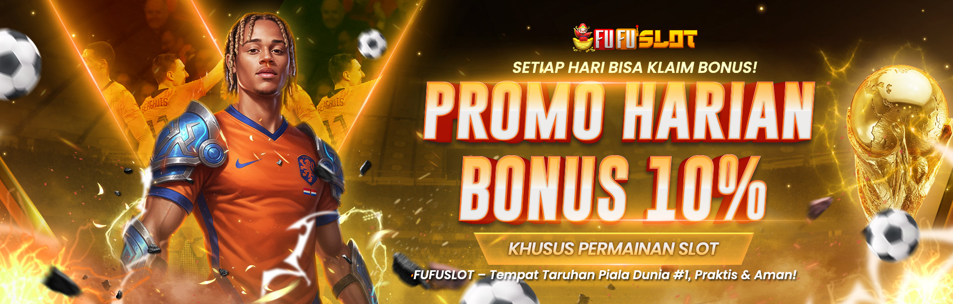 BONUS HARIAN 10% (SLOT GAMES)