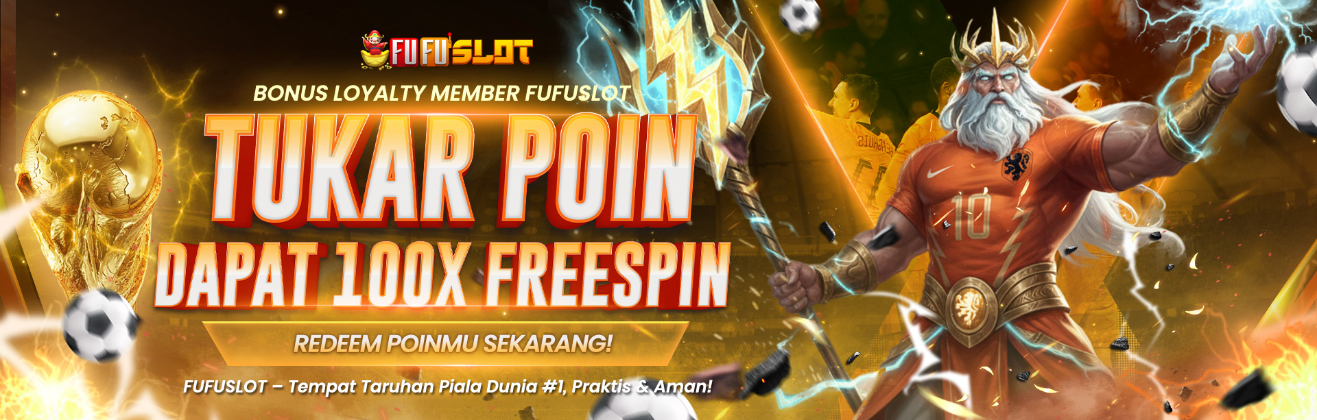 Tukar Poin, Dapat Free Spin FUFUSLOT
