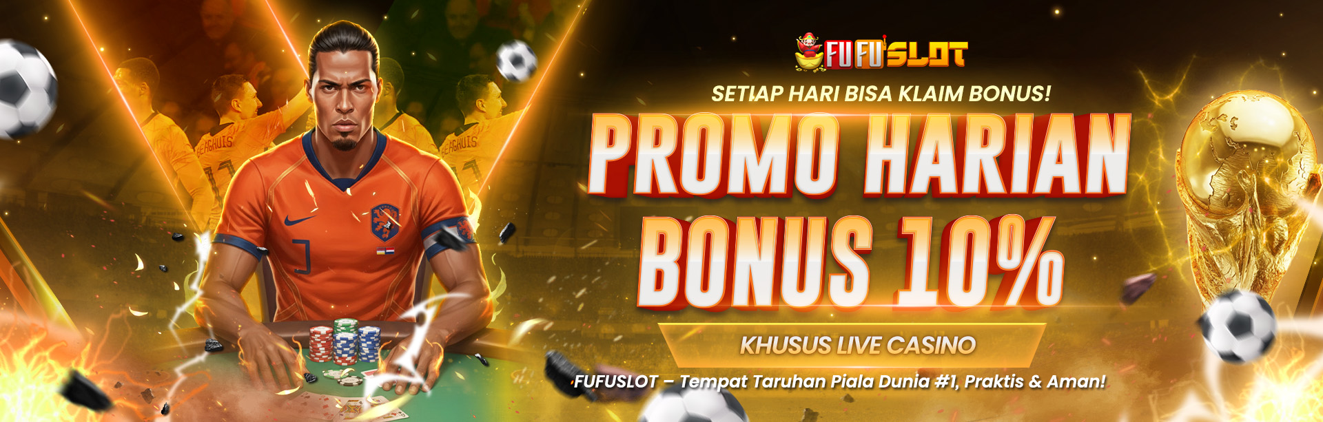 BONUS NEXT DEPOSIT 10% (LIVE CASINO)